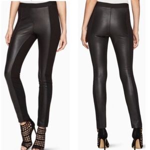 BCBGMAXAZRIA Sasha Black Ponte Pant Leggings Size Small
